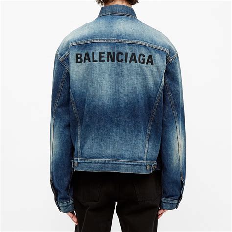 balenciaga jean jacket replica|balenciaga jean jacket men's.